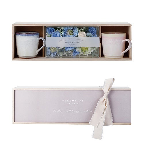 FLOWER meets MUG（ブルー）